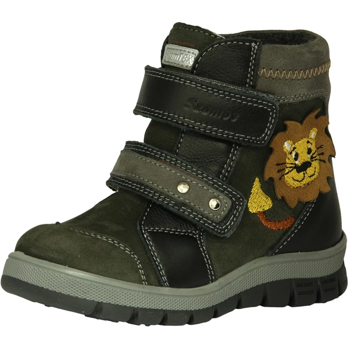 szamos, vízálló, téli, fiú, bakancs, gyerekcipő