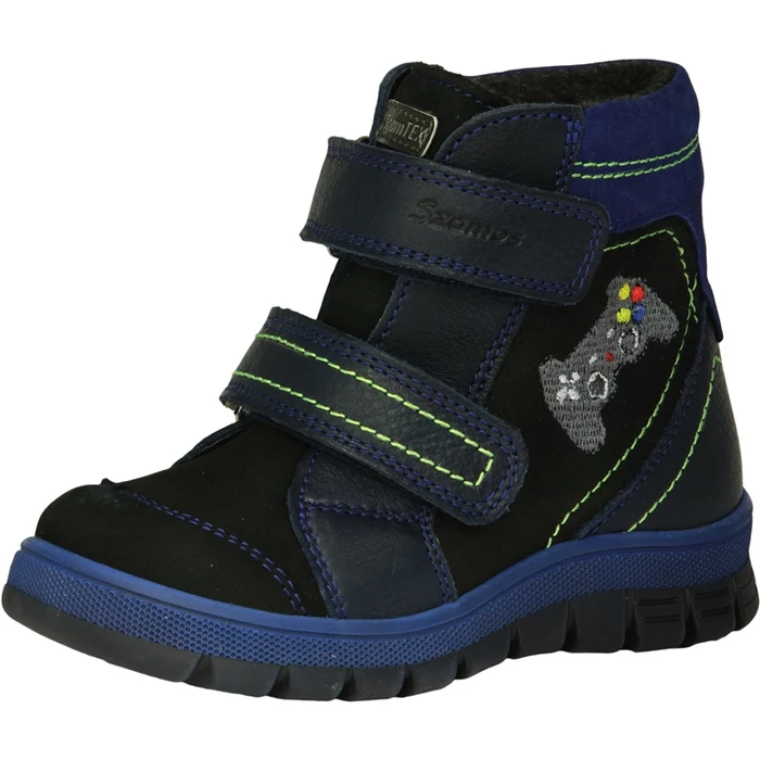 szamos, vízálló, téli, fiú, bakancs, gyerekcipő