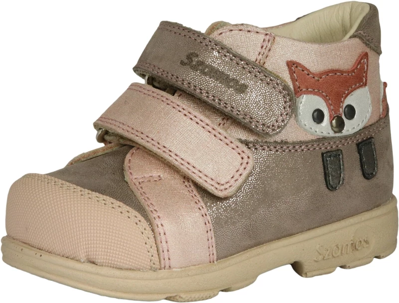 Szamos supinált lány cipő róka mintával 