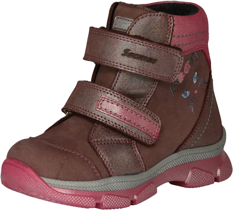 Szamos, bordó lány téli cipő