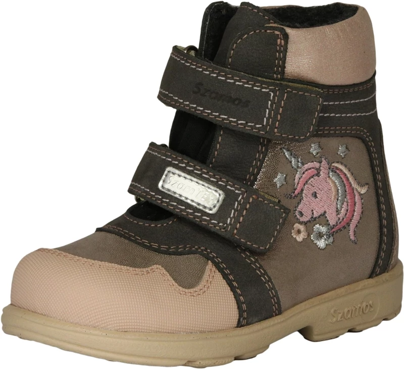 Supinált, Szamos, unikornisos téli lány cipő 