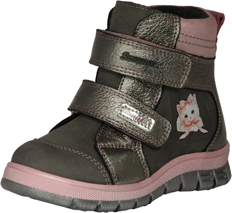 Szamos, cicás, lány téli cipő