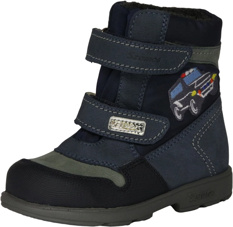 Szamos, supinált rendőrautós téli cipő fiúknak