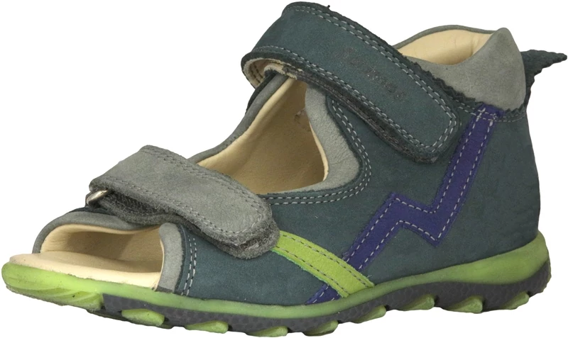 Szamos, zöld mintás fiú szandál