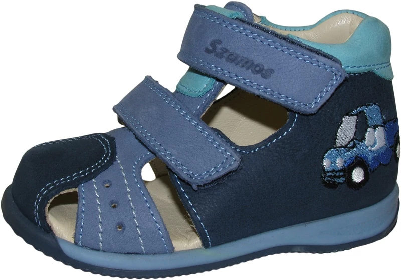 Szamos, kisautós fiú szandál