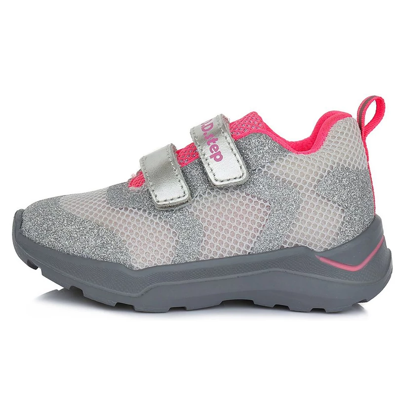 D.D.step, szürke színű, gyerek sportcipő lányoknak.