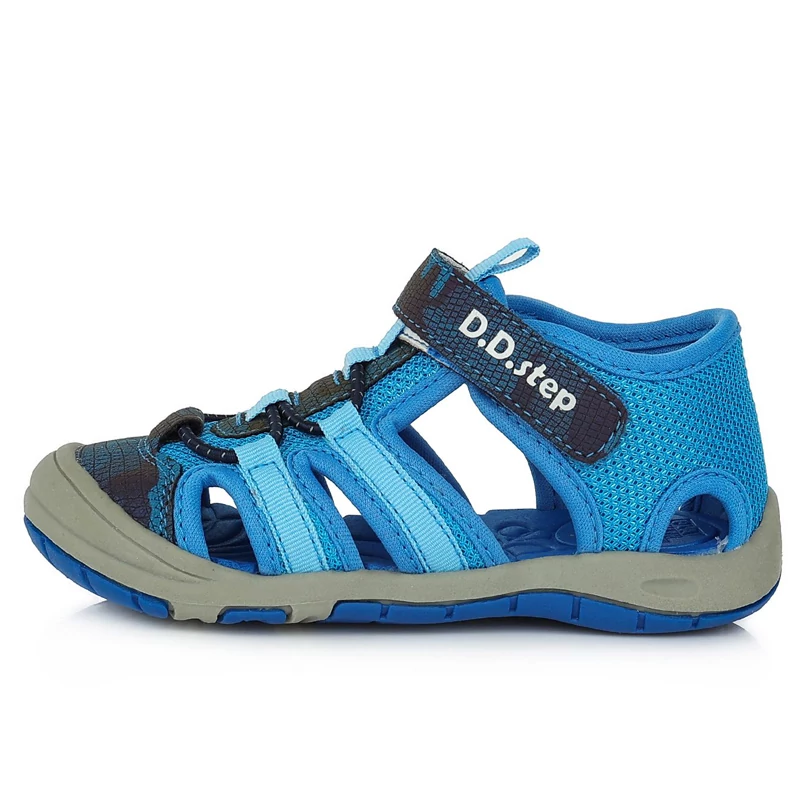 D.D.step, kék színű, Quick Dry, sportos gyerekszandál fiúknak
