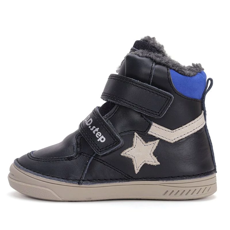 D.D. Step, sötétkék téli fiú cipő