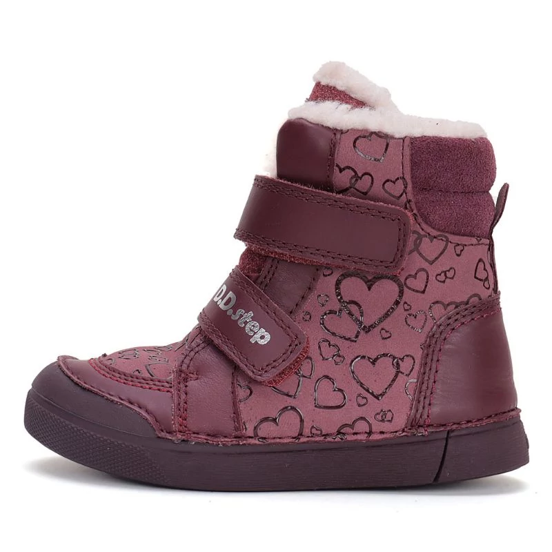 Szívecskés, D.D. Step téli lány bakancs