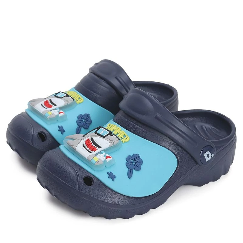 D.D. Step, cápás, villogó gumi papucs fiúknak