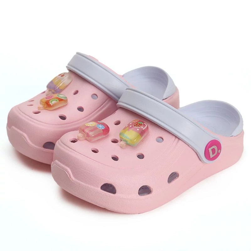 D.D. Step, rózsaszín, gumi papucs lányoknak