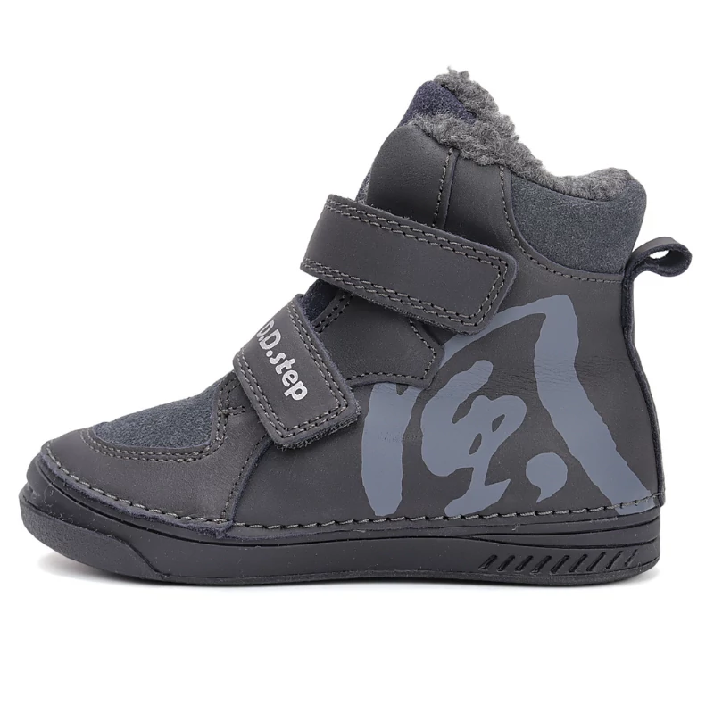 D.D. Step, szürke téli fiú bakancs