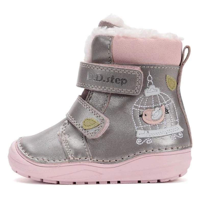 Rózsaszín, D.D. Step bakancs lányoknak