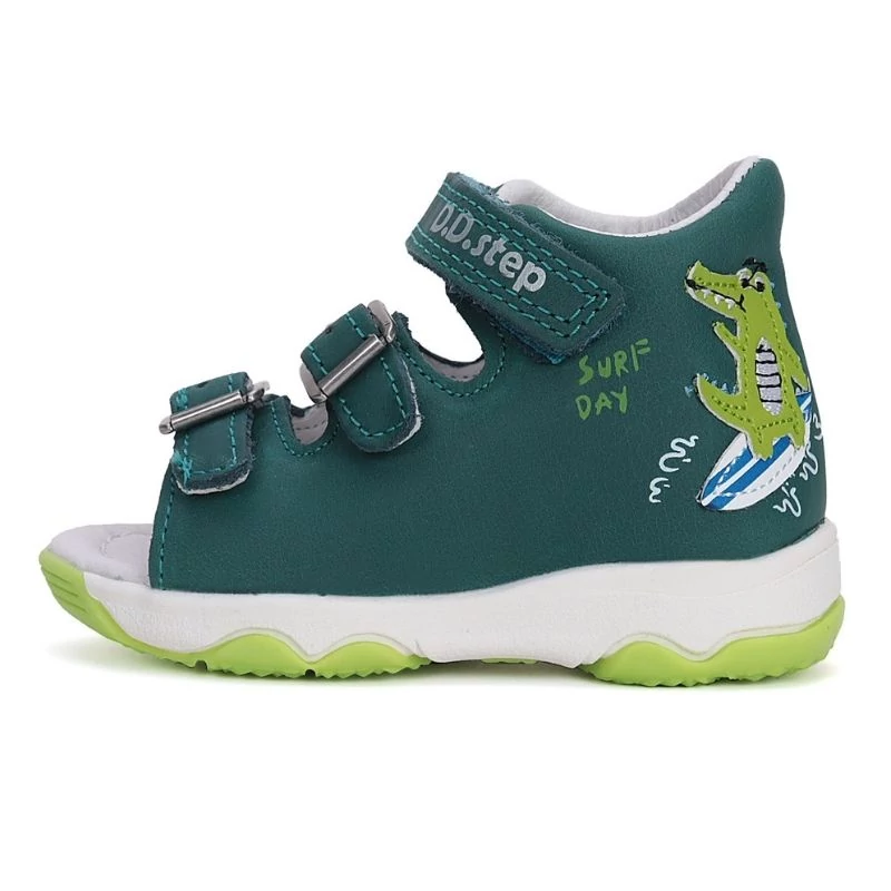 Verde, băiat D.D. sandale de pas