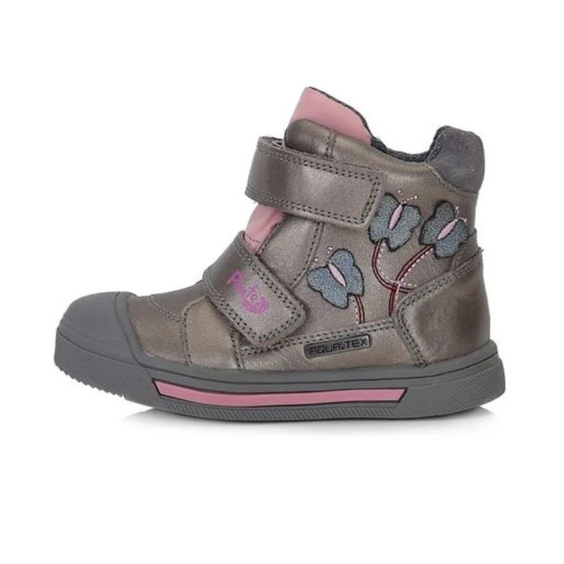 Ponte20, supinált, vízálló, bronz-szürke, átmeneti cipő lányoknak.