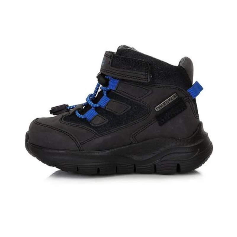 D.D Step, vízálló, fekete,téli bakancs fiúknak.