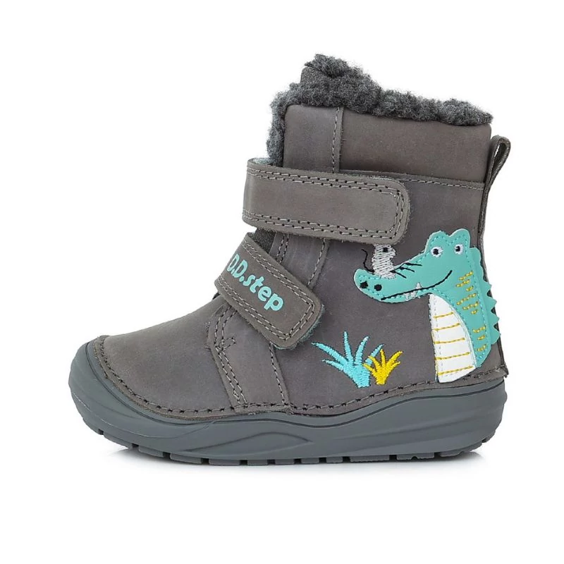 Krokodilos, szürke, d.d. step fiú bakancs