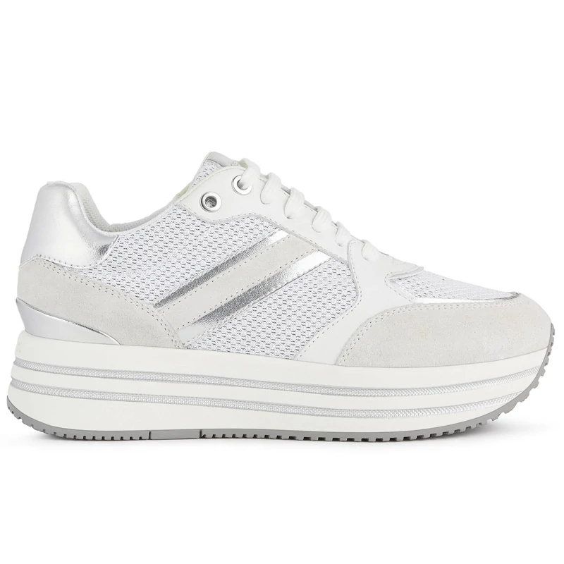 Geox, fehér színű, sportcipő nagylányoknak.