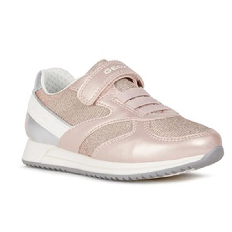 Geox, rose gold színű, gyerek sportcipő lányoknak.