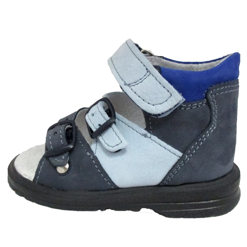 Maus, kék színű, supinált, szandál fiúknak.