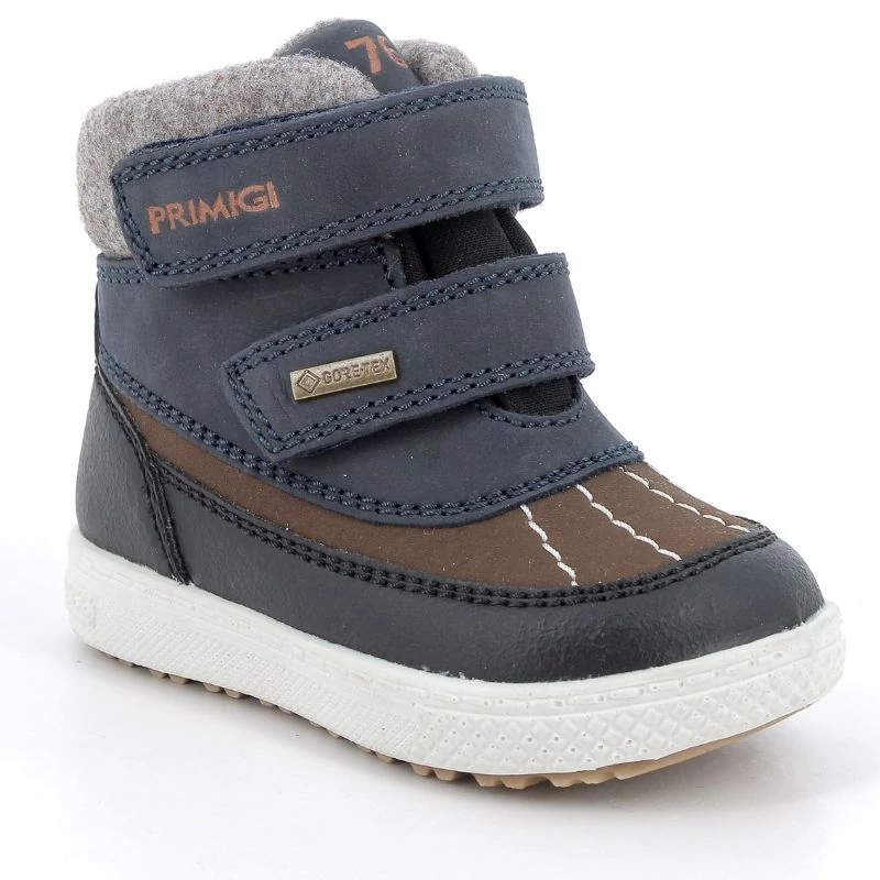 Kék-barna vízálló primigi téli cipő fiúknak