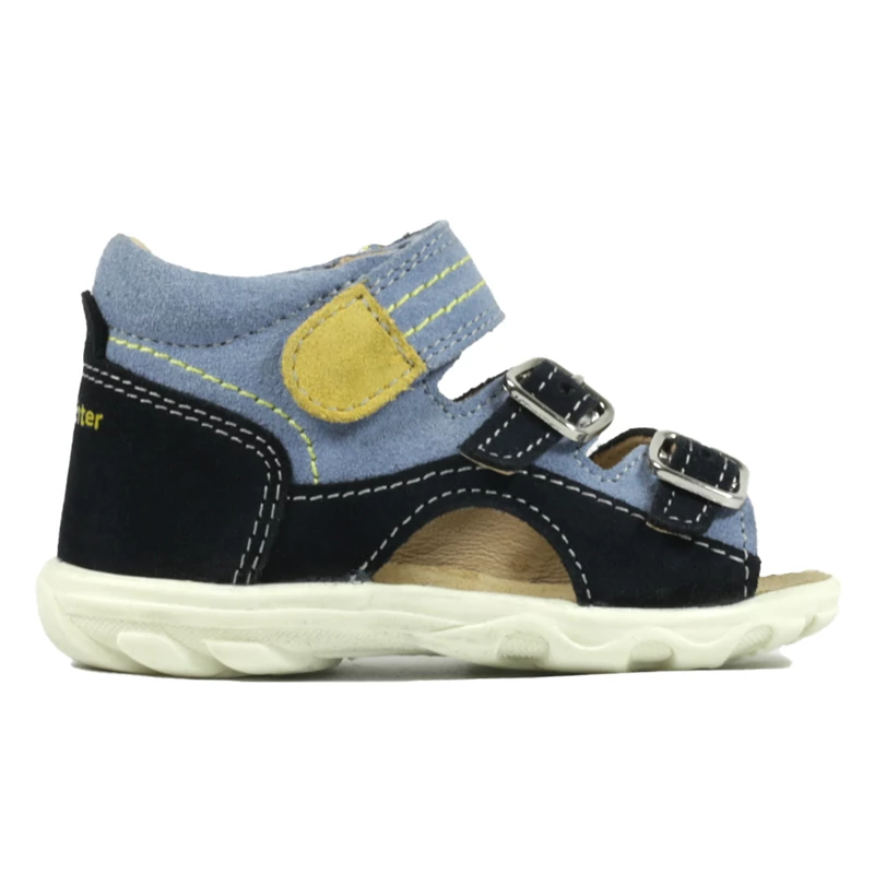 Richter kék-fekete, fiú szandál