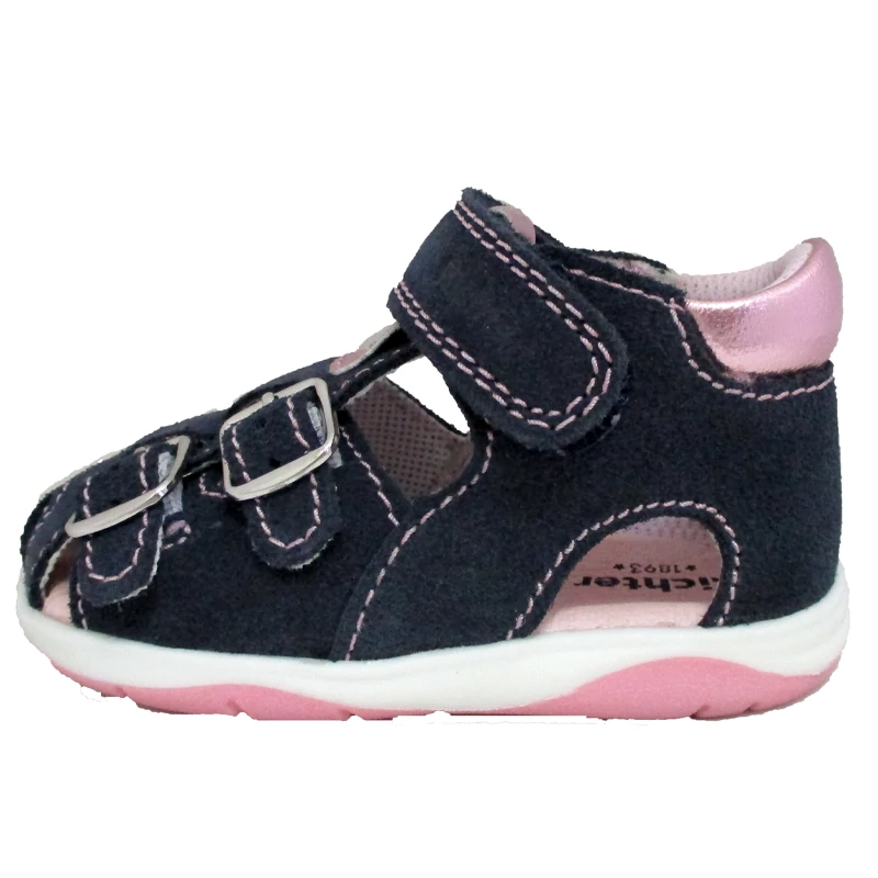 Richter sötétkék, orrpántos szandál lányoknak.