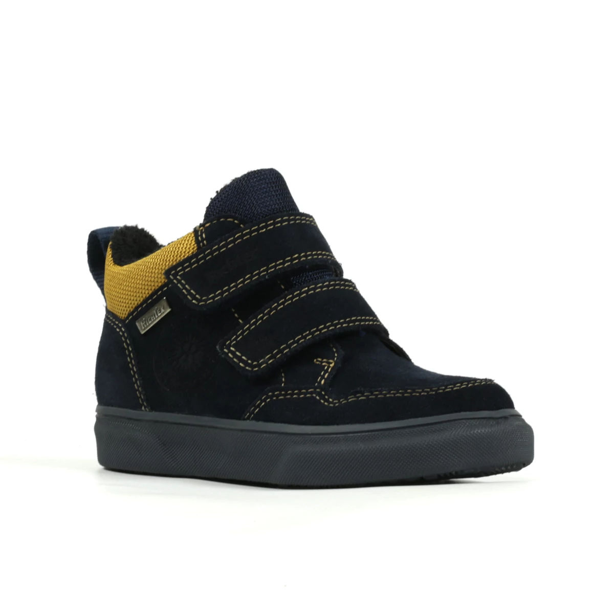 Richter, sötétkék, vízálló, fiú téli gyerekcipő.