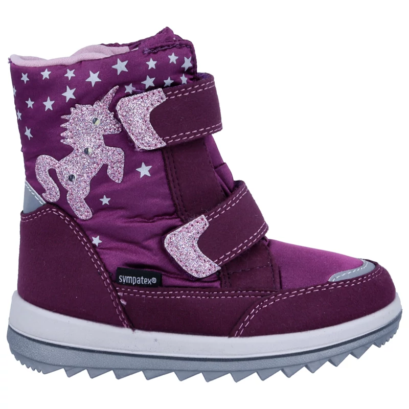 Richter unikornisos, világítós, vízálló lány téli cipő