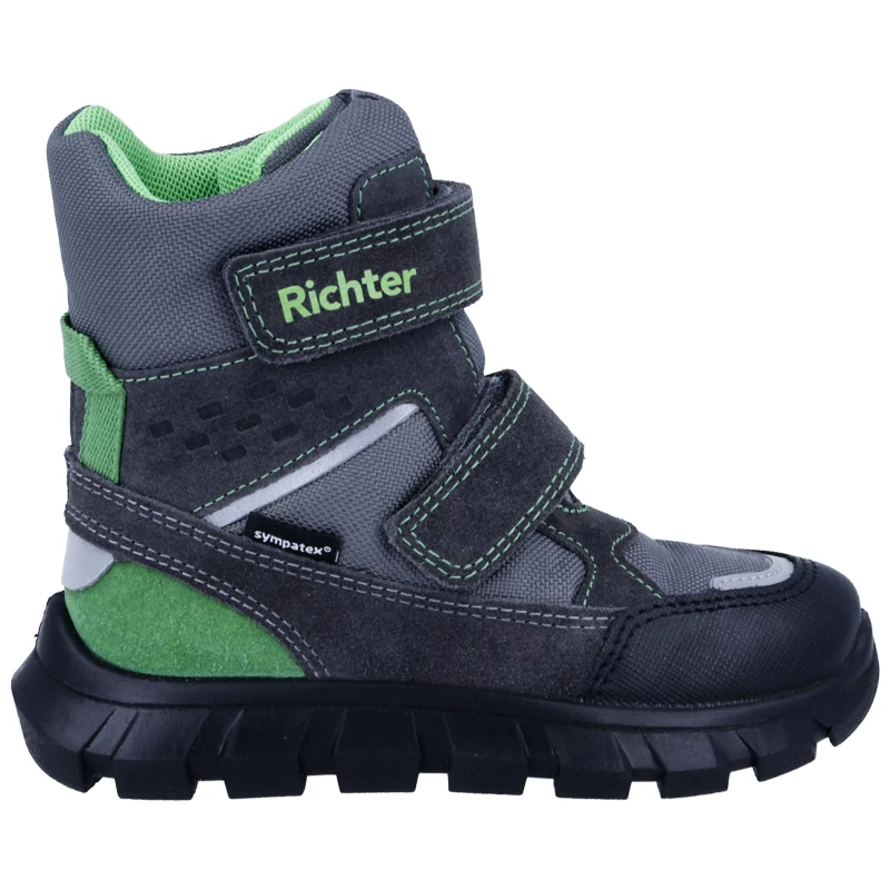Richter, szürke-zöld, vízálló hótaposó fiúknak