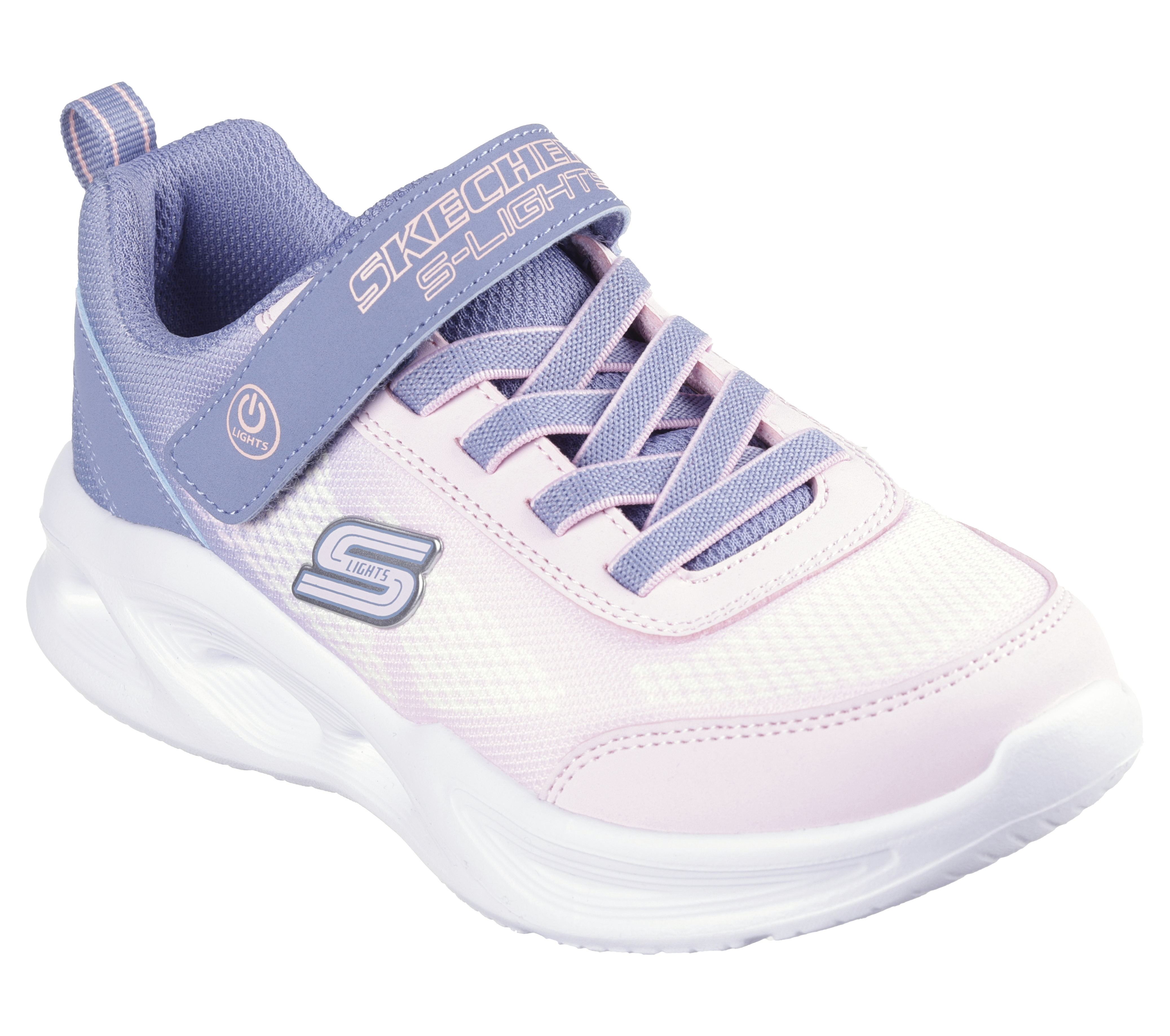  Rózsaszín villogós talpú skechers cipő lányoknak