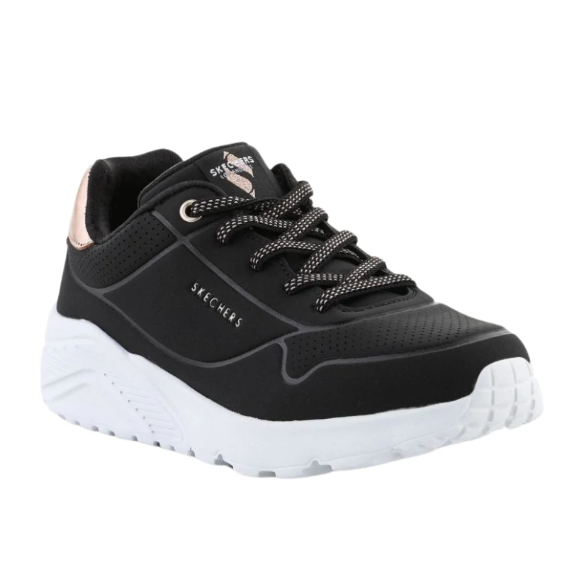 Fekete Skechers lány sportcipő