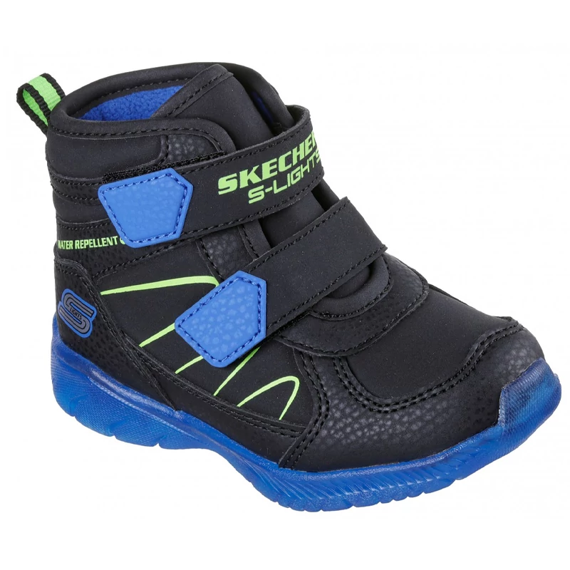 Skechers,vízlepergető fiú villogó hótaposó