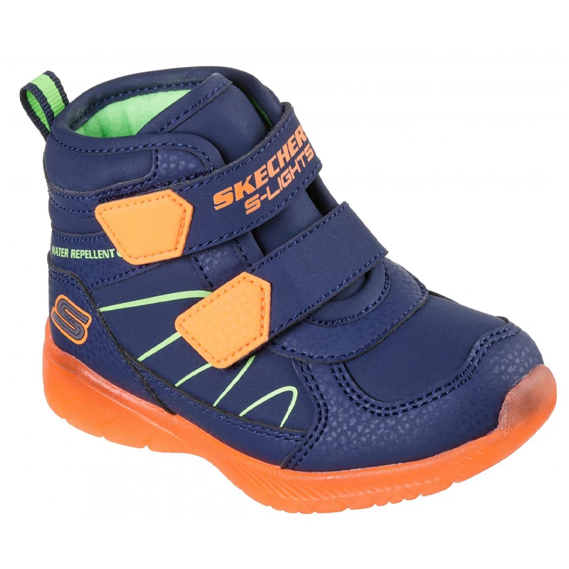 Skechers, pantofi de zăpadă intermitenți hidrofugi pentru băieți