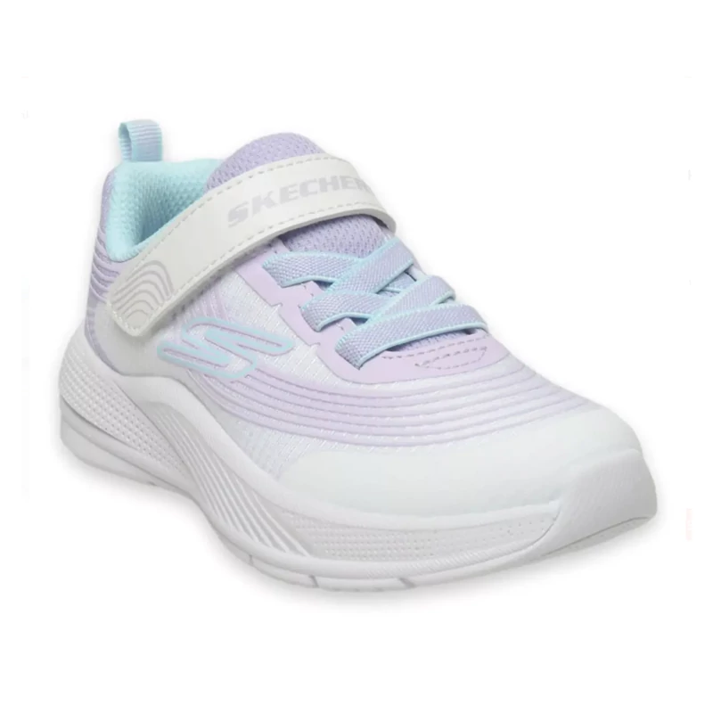 Skechers, lila-fehér lány sportcipő 