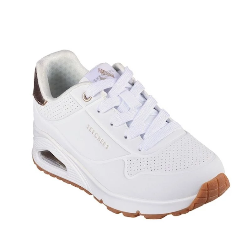 Skechers, fehér, memória habos lány sportcipő 