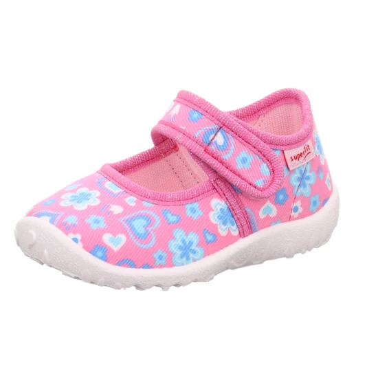 Superfit, rózsaszín színű, gyerek vászoncipő lányoknak.