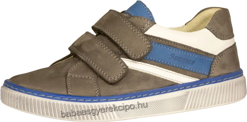 Szamos, barna színű átmenti cipő fiúknak.