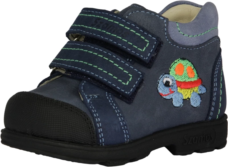 Szamos, supinált, kék, teknősös, átmeneti gyerekcipő fiúknak.