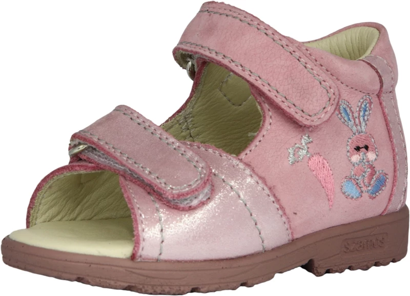 Szamos, supinált, rózsaszín, nyuszis gyerek szandál lányoknak.