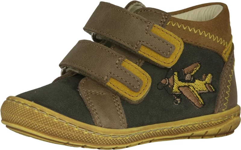 Szamos, repülő mintás sárga-barna átmeneti cipő