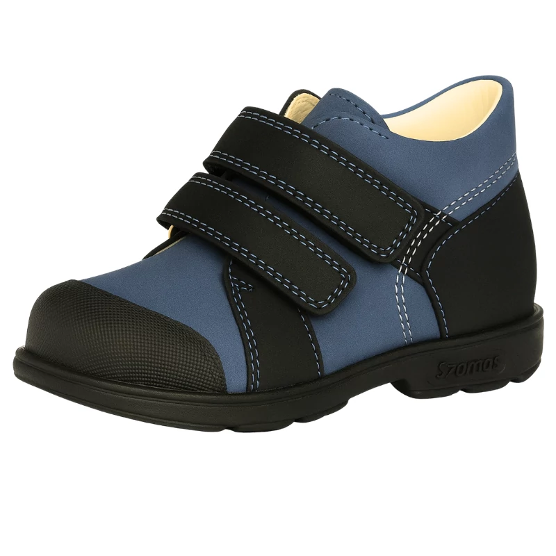 Sötétkék, szupinált,szamos cipő