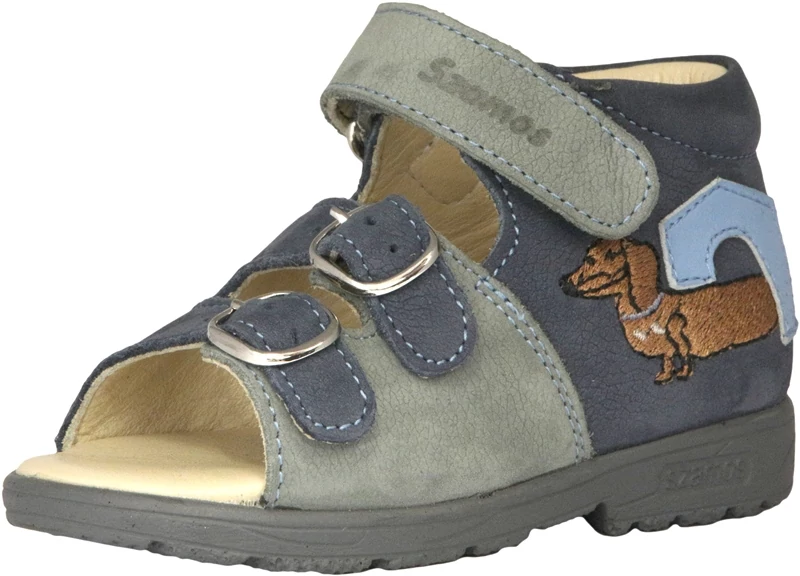 Szamos, tacskós supinált fiú szandál