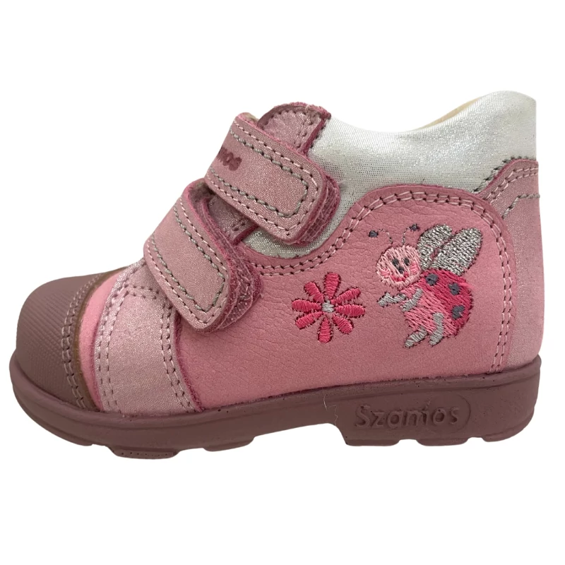 Szamos, supinált katicás átmeneti lány cipő