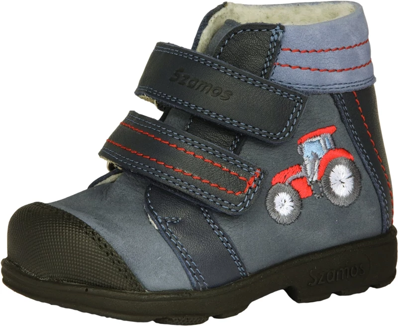 Szamos, vízálló, traktoros, supinált talpú téli, fiú bakancs