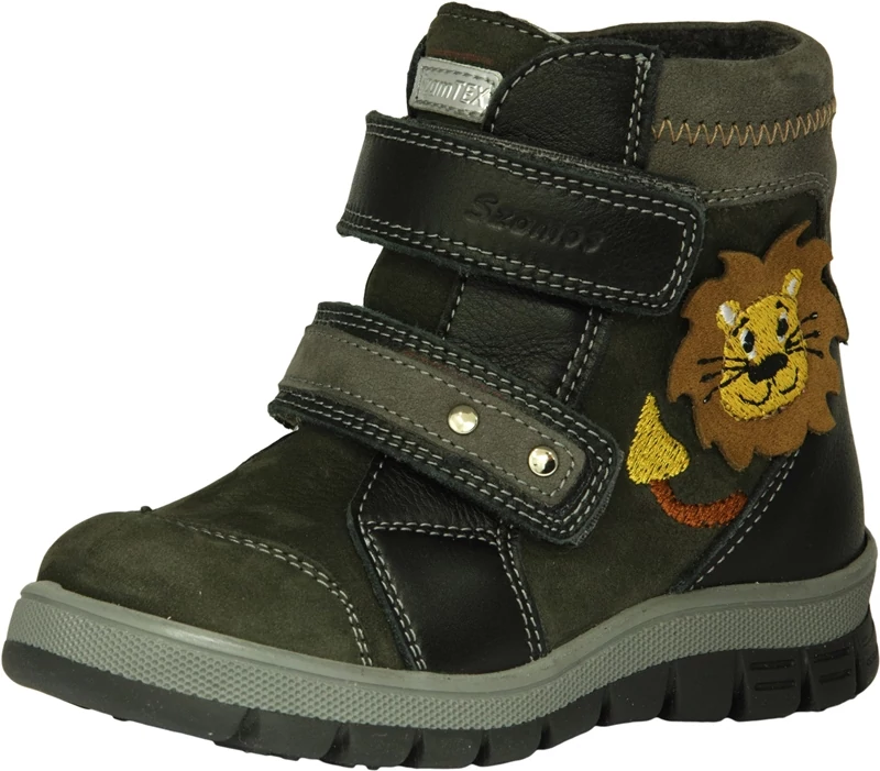 Szürke, oroszlános, vízálló, szamos fiiú bakancs