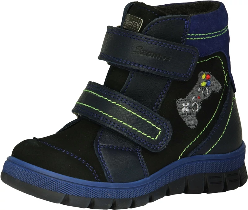 Kontrolleres, vízálló, szamos fiú bakancs