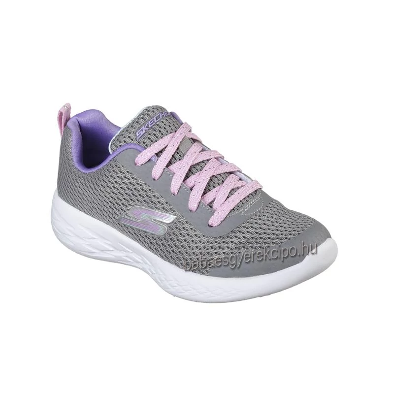 Skechers, szürke díszítésű, szabadidőcipő lányoknak. - 33,5