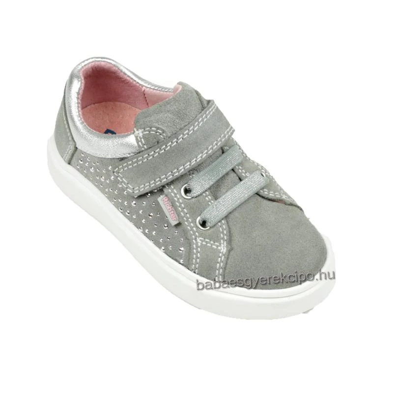 Richter, szürke színű, tépőzáras,  átmeneti, gyerekcipő, lányoknak - 35