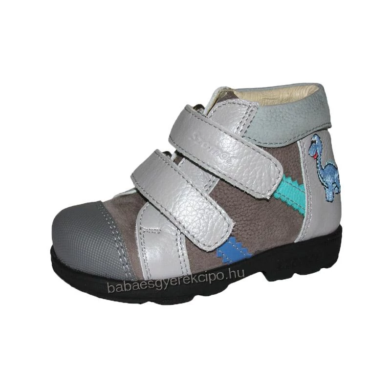 Szamos, supinált talpú, szürke, dinós gyerekcipő fiúknak. - 18